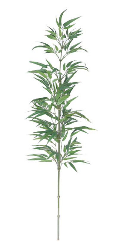 VARA DE BAMBU CON HOJAS 140 CM