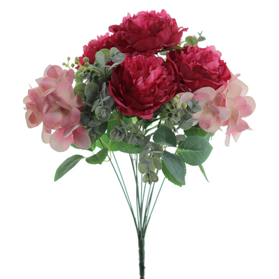 RAMO HORTENSIAS PEONIAS