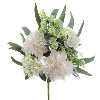 RAMO PALMA HORTENSIAS DAHLIAS
