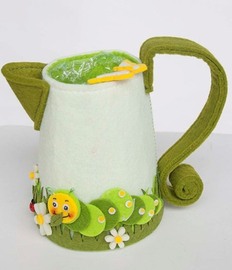 JARRA GUSANITO FIELTRO 17X10X17 CM