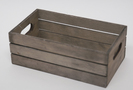 CAJA MADERA 28X16 CM GRIS