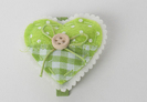 BOLSA CORAZ?N PATCHWORK C/PINZA X6