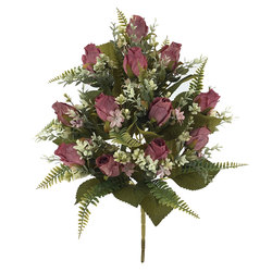 RAMO PALMA ROSAS VINTAGE FUXIA