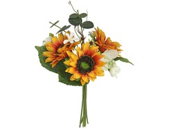 RAMO GIRASOLES EUCALIPTO NARANJA