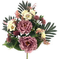 RAMO PALMA PEONIA CRASAS MALVA