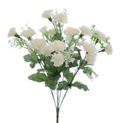 ramo de clavelina BLANCO