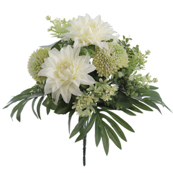 RAMO DAHLIAS SILVESTRE CREMA