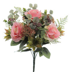 RAMO ROSAS EXOTICAS ROSA