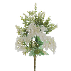 RAMITO PALMA HORTENSIAS SILVESTRE CREMA