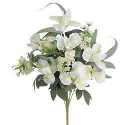 RAMO PALMA ANTHURIUMS IRIS CREMA