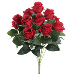 RAMO DE ROSAS X12 ROJO