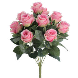 RAMO DE ROSAS X12 ROSA